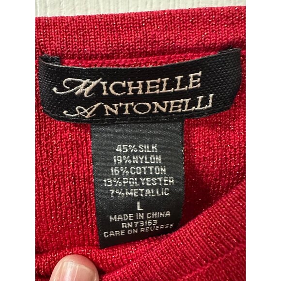 Y2k Michelle Antonelli Metallic Camisole Gold Metal Straps Silk Blend Tank Top - Picture 4 of 10